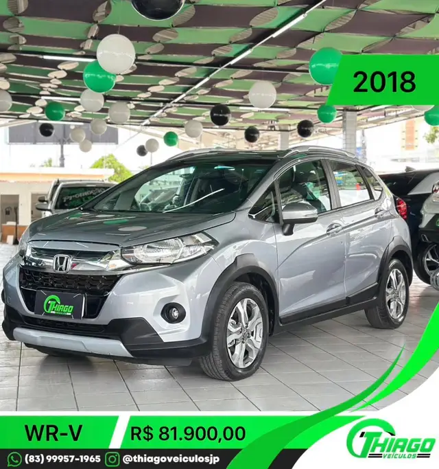 Carro Honda WR-V 2018 EX 1.5 FlexOne CVT (Flex)