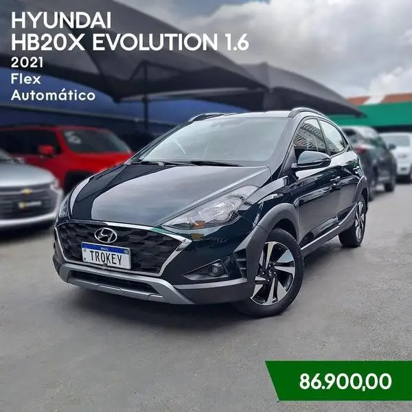 Carro Hyundai HB20X 2021 Evolution 1.6 (Aut) (Flex)