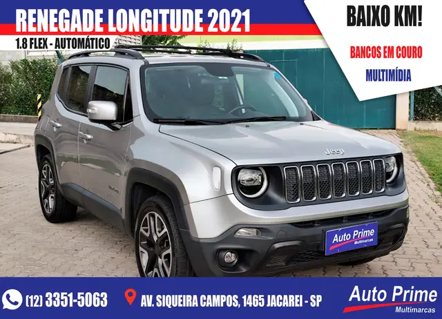 Carro Jeep Renegade 2021 Longitude 1.8 4x2 (Aut) (Flex)