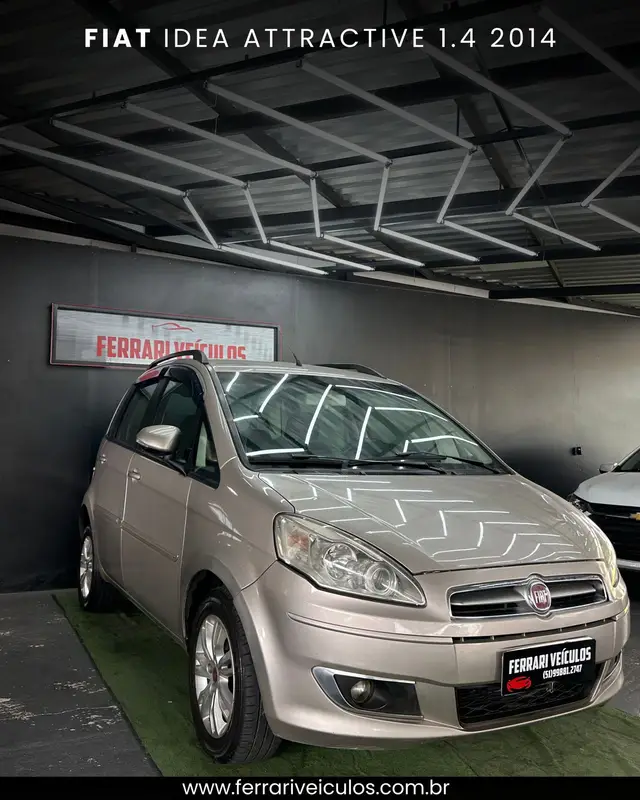 Carro Fiat Idea 2014 Attractive 1.4 8V (Flex)