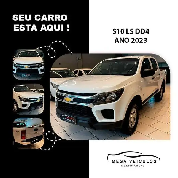 Carro Chevrolet S10 Cabine Dupla 2023 LS 2.8 Turbodiesel