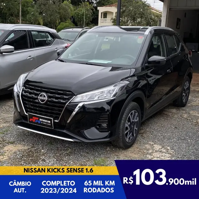 Carro Nissan Kicks 2024 Sense CVT 1.6 (Flex)