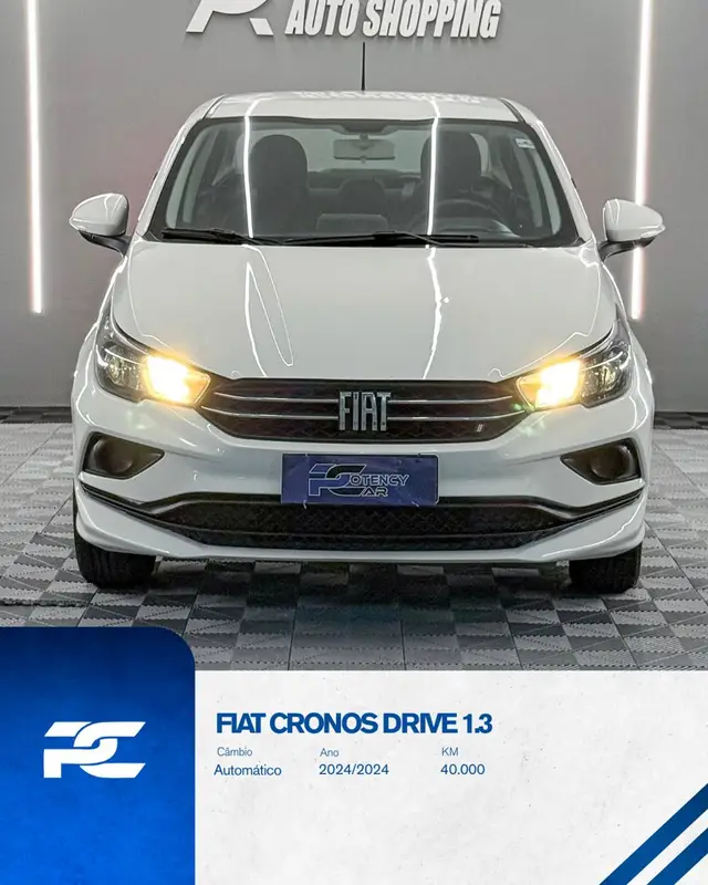 Carro Fiat Cronos 2024 Drive 1.3