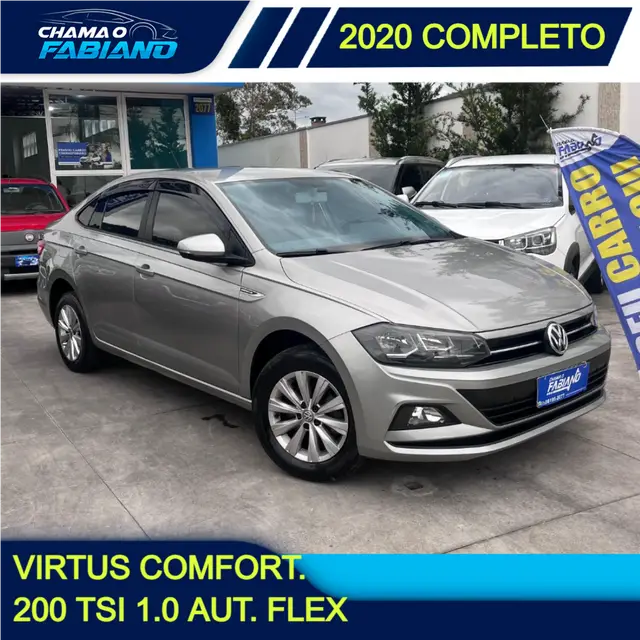 Carro Volkswagen Virtus 2020 1.0 200 TSI Comfortline (Flex) (Aut)