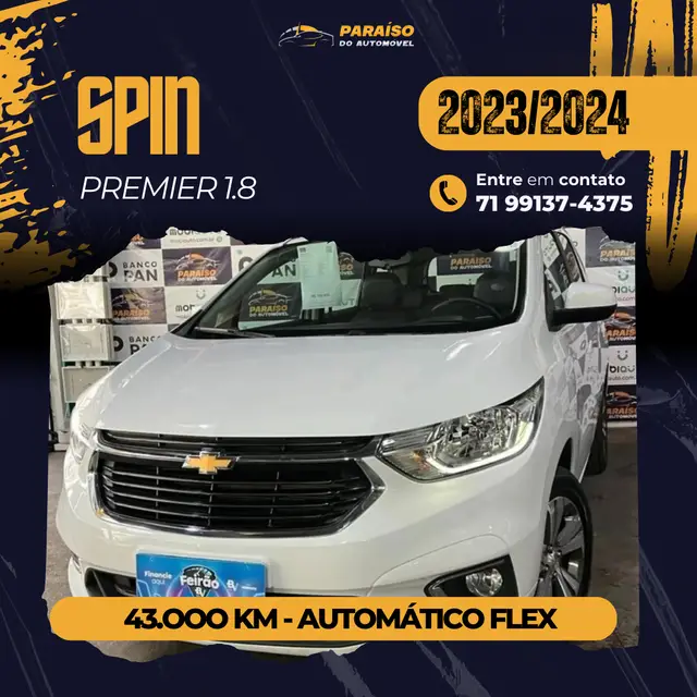 Carro Chevrolet Spin 2024 Premier 1.8 (Aut.)