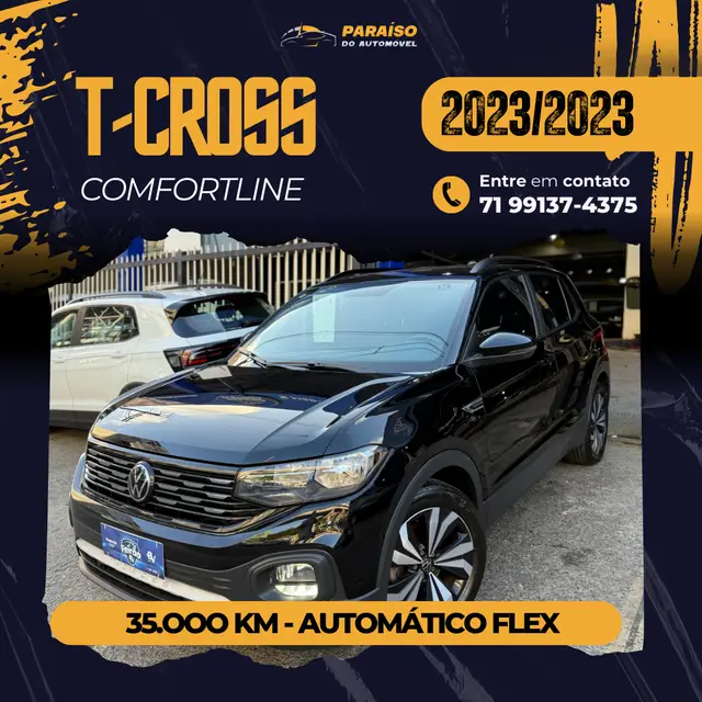 Carro Volkswagen T-Cross 2023 1.0 200 TSI Comfortline (Aut) (Flex)