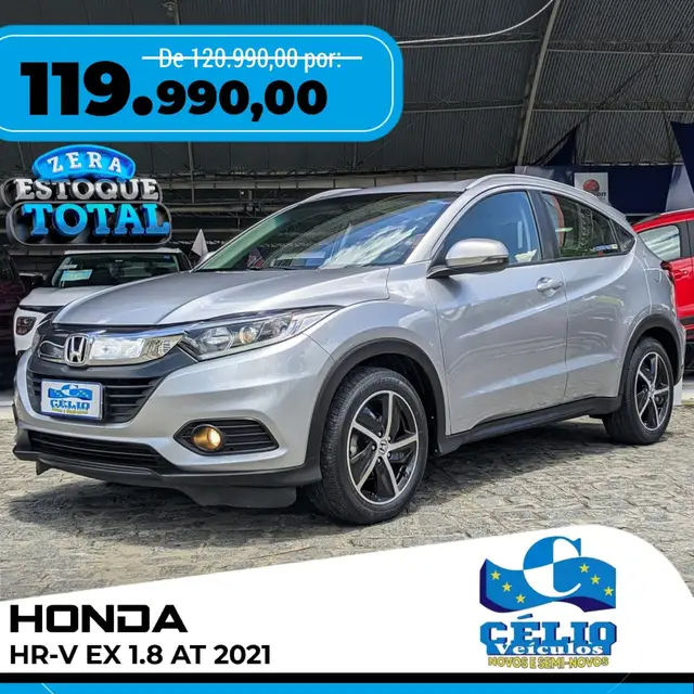 Carro Honda HR-V 2021 EX CVT 1.8 I-VTEC FlexOne