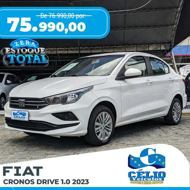 Carro Fiat Cronos 2023 Drive 1.0 (Flex) MT