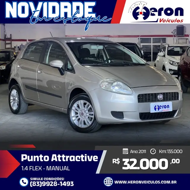 Carro Fiat Punto 2011 Attractive 1.4 (Flex)
