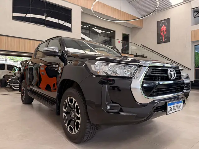 Carro Toyota Hilux Cabine Dupla 2021 SRV 2.7 CD 4x4 (Flex) (Aut)