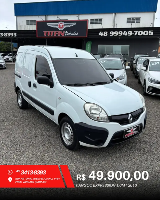 Carro Renault Kangoo Express 2016 1.6 16V (Flex)