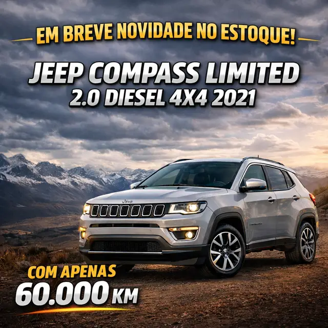 Carro Jeep Compass 2021 2.0 TDI Limited 4x4 (Aut)