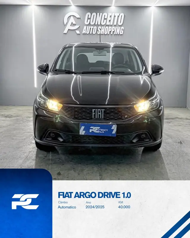 Carro Fiat Argo 2025 Drive 1.0