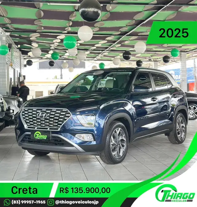 Carro Hyundai Creta 2025 Limited 1.0 Turbo (Aut) (Flex)