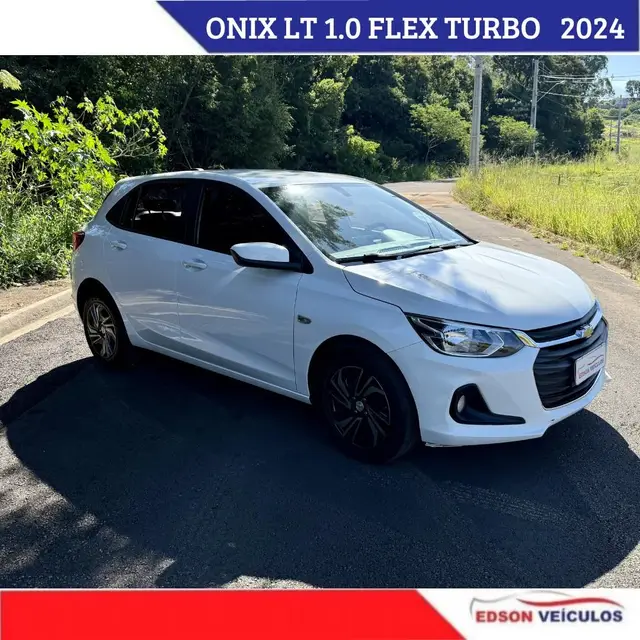 Carro Chevrolet Onix 2024 LT 1.0 Turbo