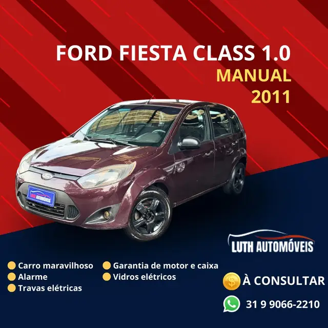 Carro Ford Fiesta Hatch 2011 1.0 (Flex)