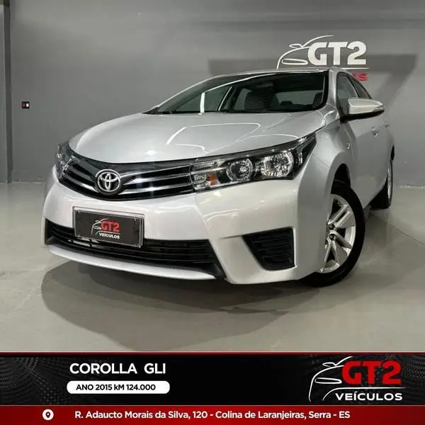 Carro Toyota Corolla 2015 Sedan 1.8 Dual VVT-i GLi (Flex)