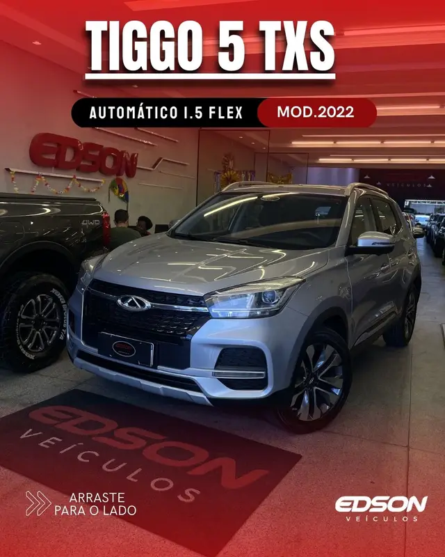 Carro CAOA Chery Tiggo 5X 2022 TXS 1.5 Turboflex (Aut)