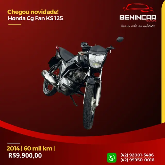 Moto Honda CG 125 2014 Fan KS