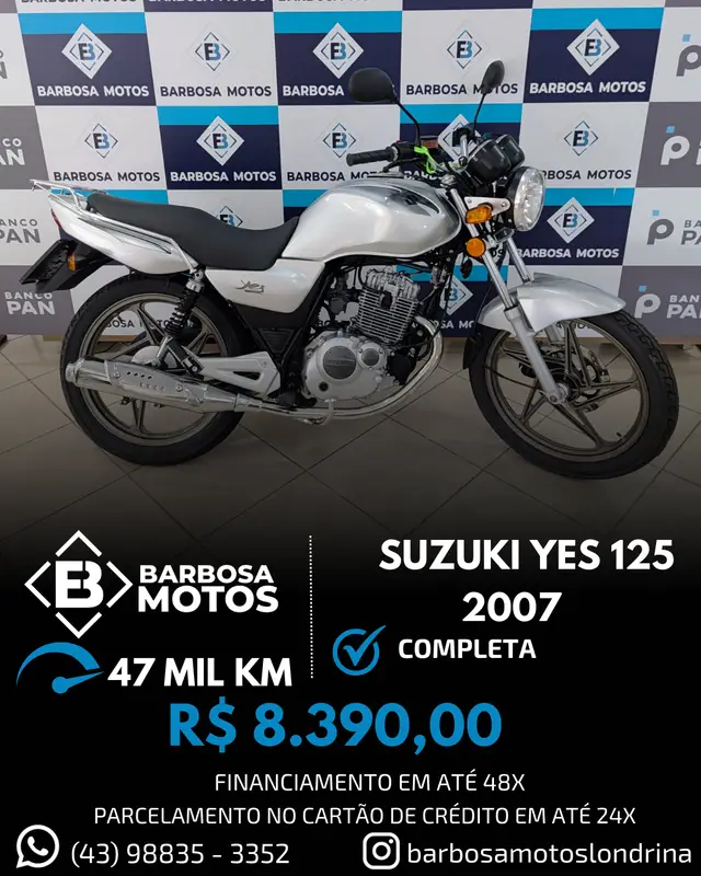 Moto Suzuki En 125 2007 EN 125 YES Cargo