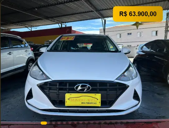 Carro Hyundai HB20 2022 1.0 Sense (Flex)