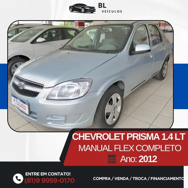 Carro Chevrolet Prisma 2012 Maxx/ LT 1.4 (Flex)