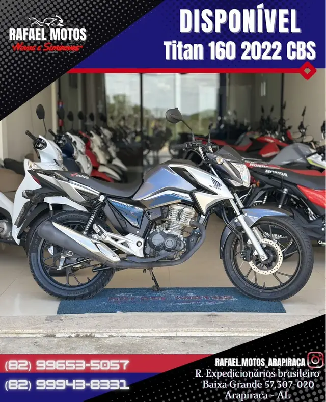 Moto Honda CG 160 2022 Titan