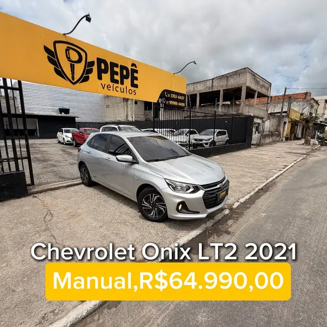 Carro Chevrolet Onix 2021 LT 1.0 II (Flex)