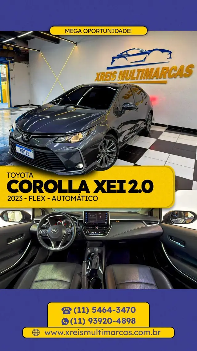Carro Toyota Corolla 2023 XEi 2.0 Flex