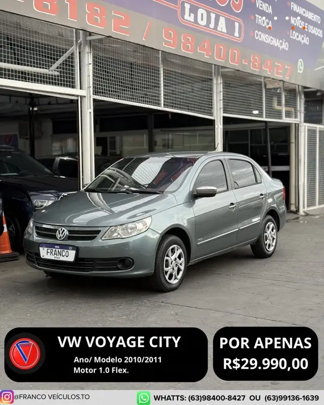 Carro Volkswagen Voyage 2011 1.0 MPI City (Flex)