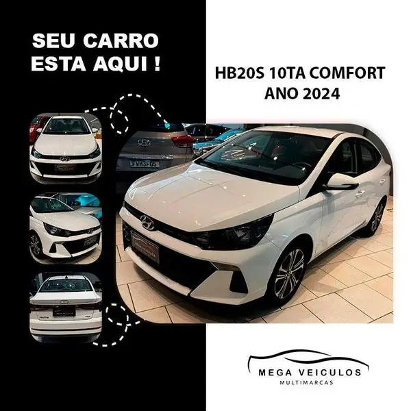 Carro Hyundai HB20S 2024 Comfort 1.0 (Flex)