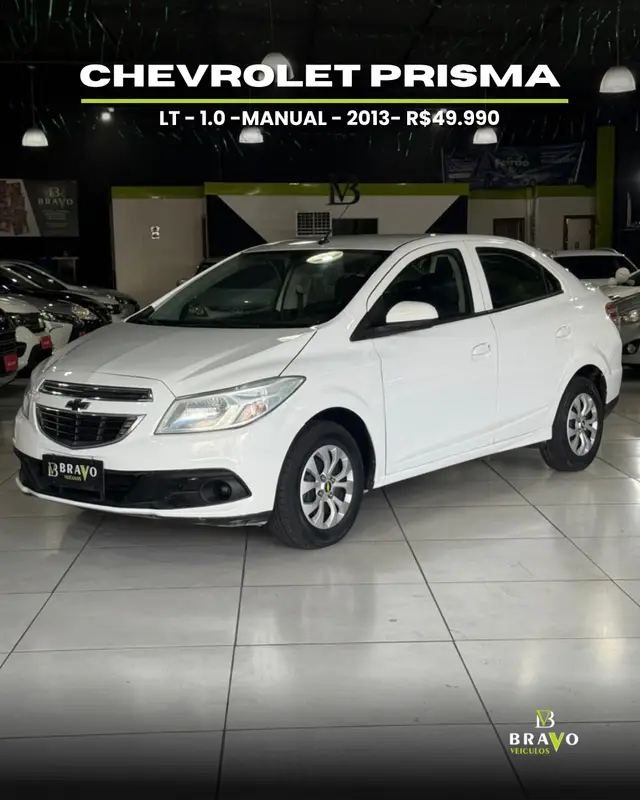 Carro Chevrolet Prisma 2013 1.0 LT SPE/4