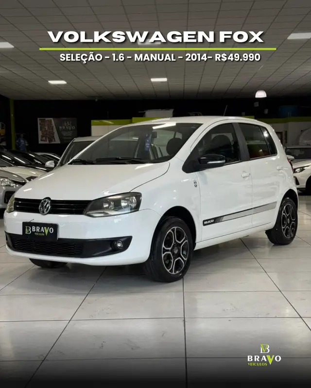 Carro Volkswagen Fox 2014 1.6 VHT Seleção (Flex)