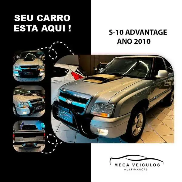 Carro Chevrolet S10 Cabine Simples 2010 S10 Advantage 4x2 2.4 (Flex) (Cab Simples)