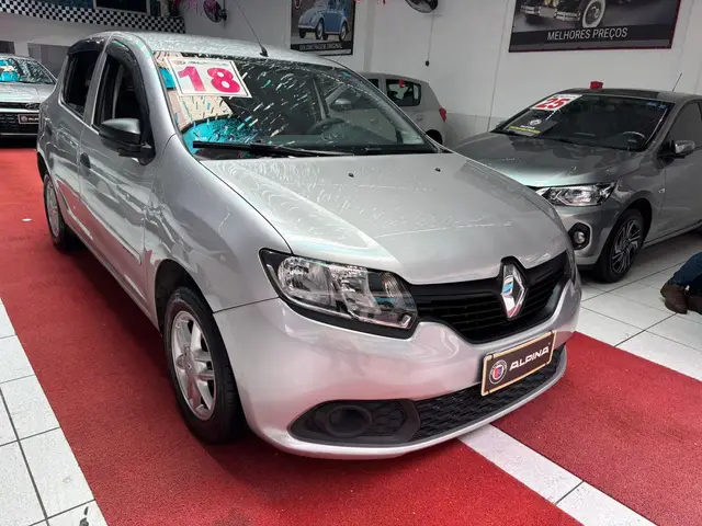 Carro Renault Sandero 2018 Authentique 1.0 12V SCe (Flex)