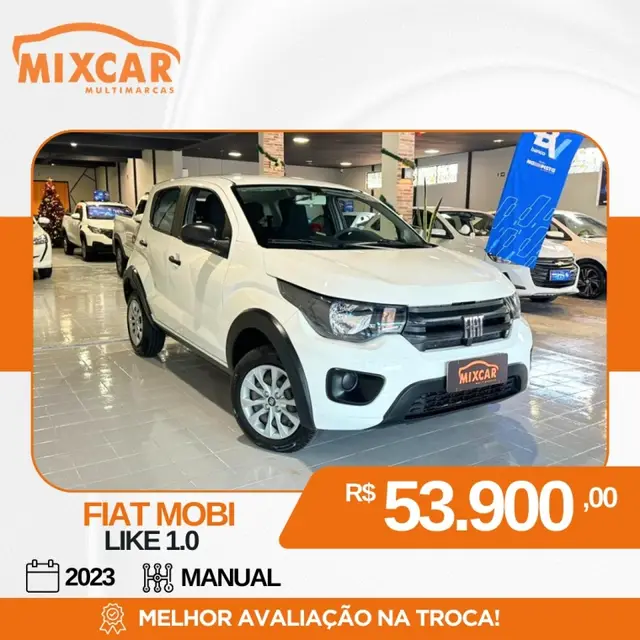 Carro Fiat Mobi 2023 Like 1.0 (Flex)