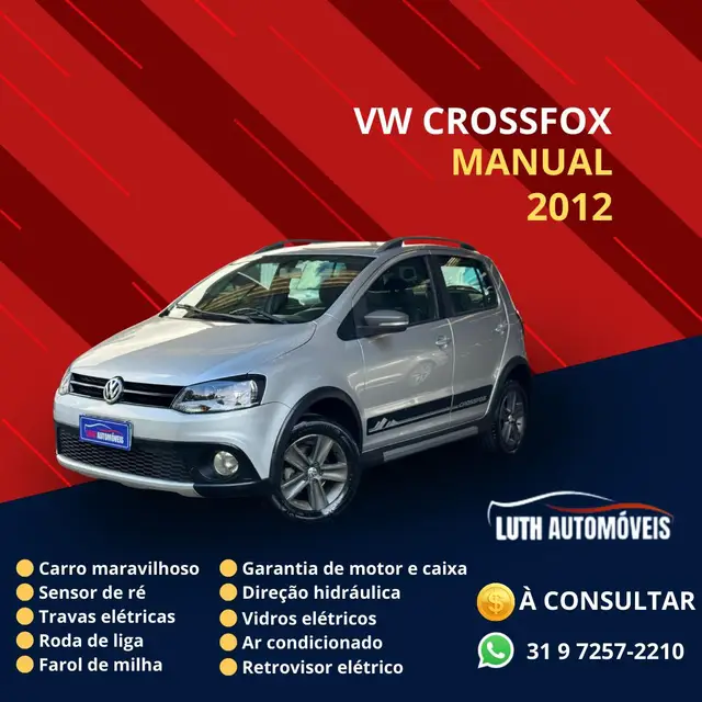 Carro Volkswagen CrossFox 2012 1.6 VHT (Flex)