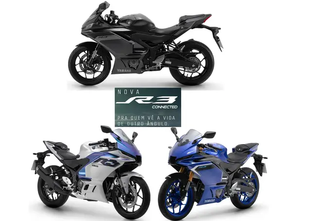 Moto Yamaha YZF R3 2026 Connected