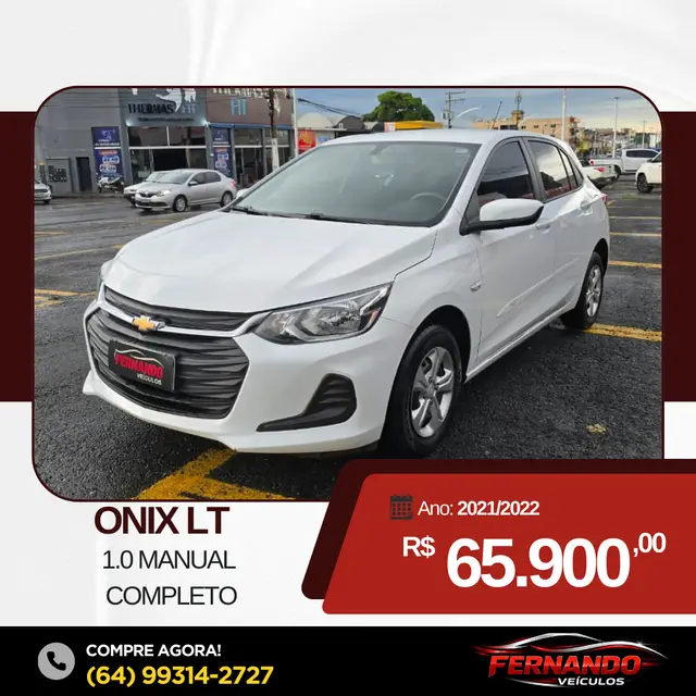Carro Chevrolet Onix 2022 1.0 (Flex)