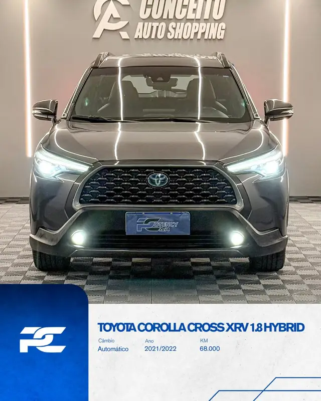 Carro Toyota Corolla Cross 2022 XRV Hybrid 1.8 (flex) (Aut)