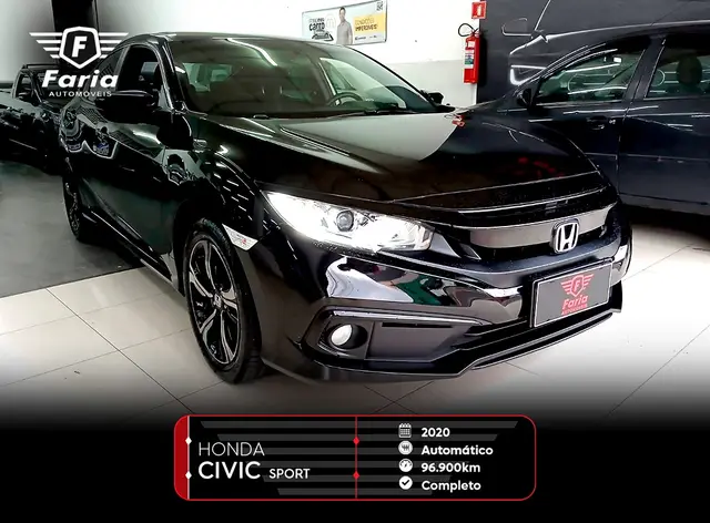 Carro Honda Civic 2020 Sport 2.0 i-VTEC CVT