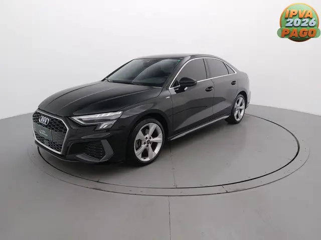 Carro Audi A3 2024 S-Line 2.0 TFSI S-Tron.(Híb.)