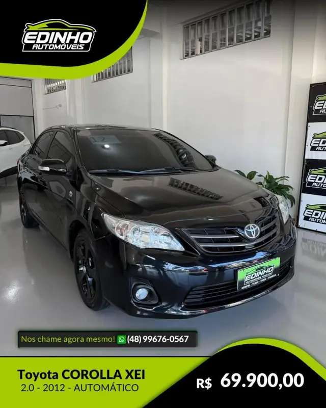 Carro Toyota Corolla 2012 2.0 XEi Multi-Drive S (Flex)