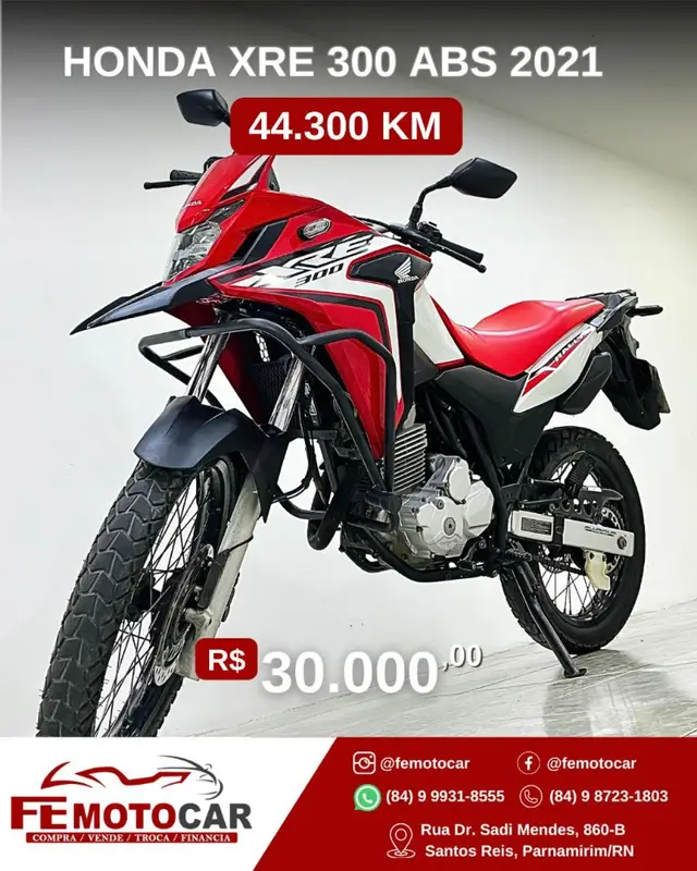 Moto Honda XRE 300 2021 (ABS) (Flex)