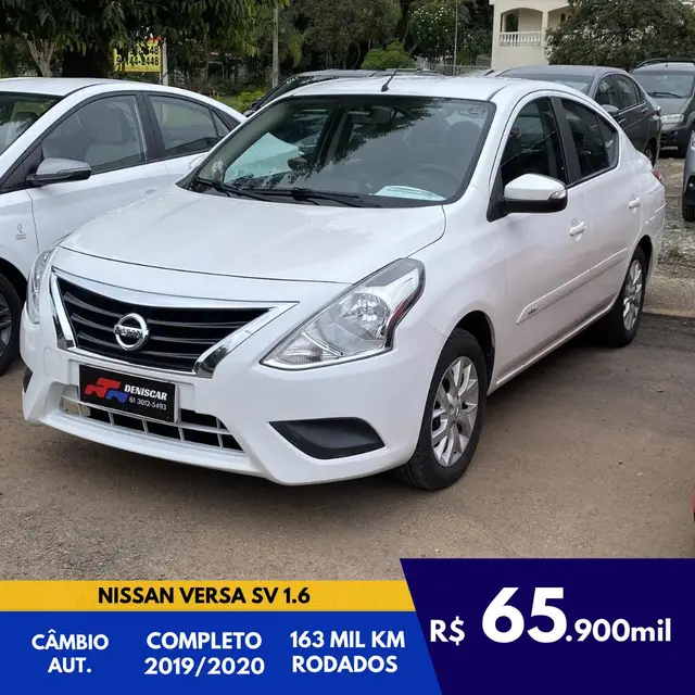 Carro Nissan Versa 2020 1.6 16V SV FlexStart CVT (Flex)