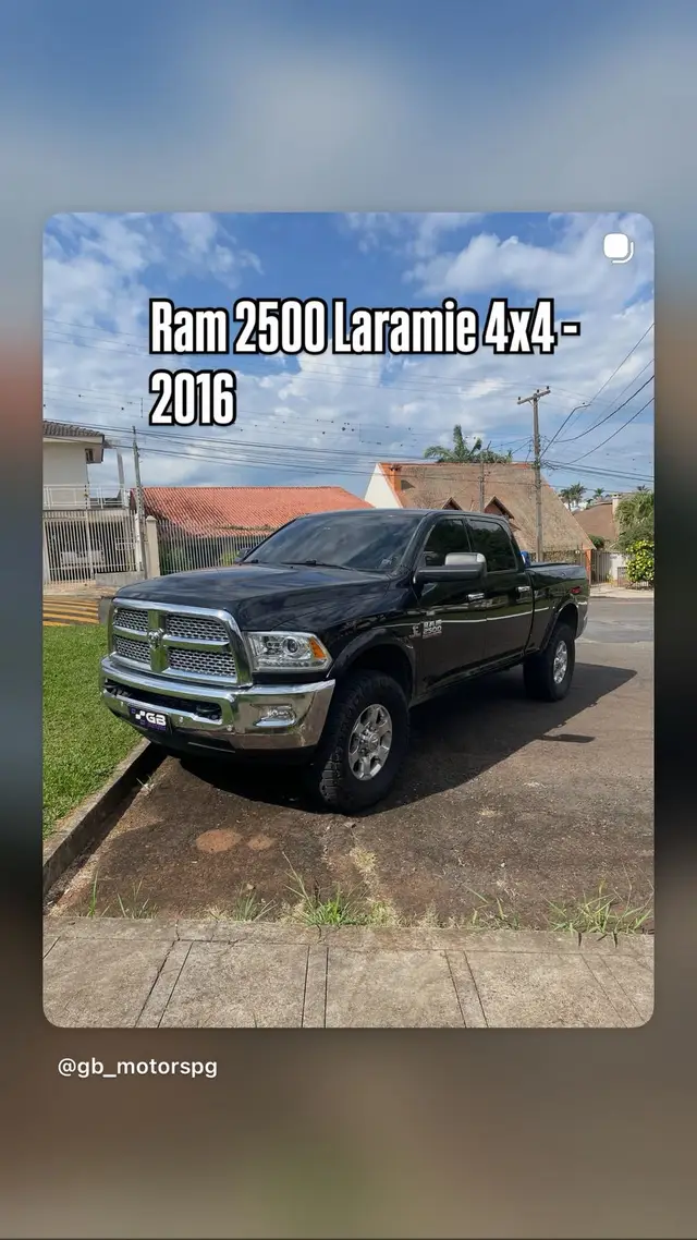 Carro Ram 2500 2016 Ram 2500 CD 6.7 4X4 Laramie