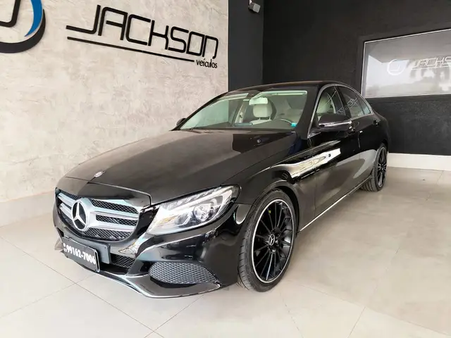 Carro Mercedes-Benz Classe C 2017 C 180 Avantgarde FlexFuel