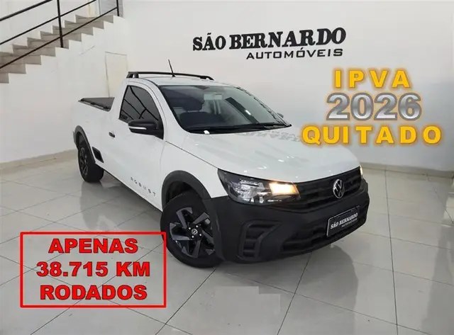 Carro Volkswagen Saveiro 2024 Robust CS 1.6