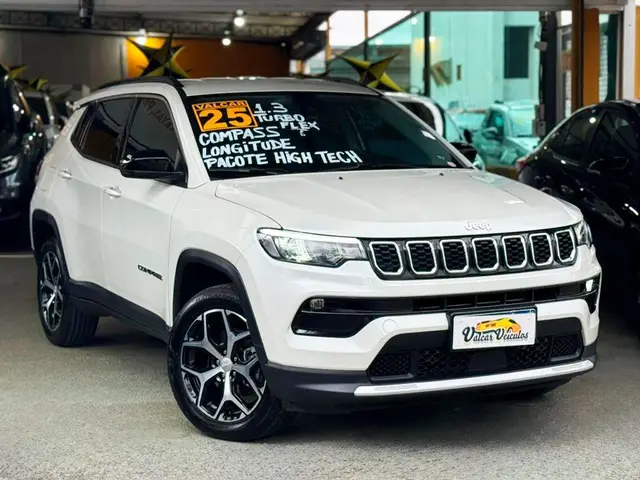Carro Jeep Compass 2025 Longitude 1.3 T270 (Aut) (Flex)