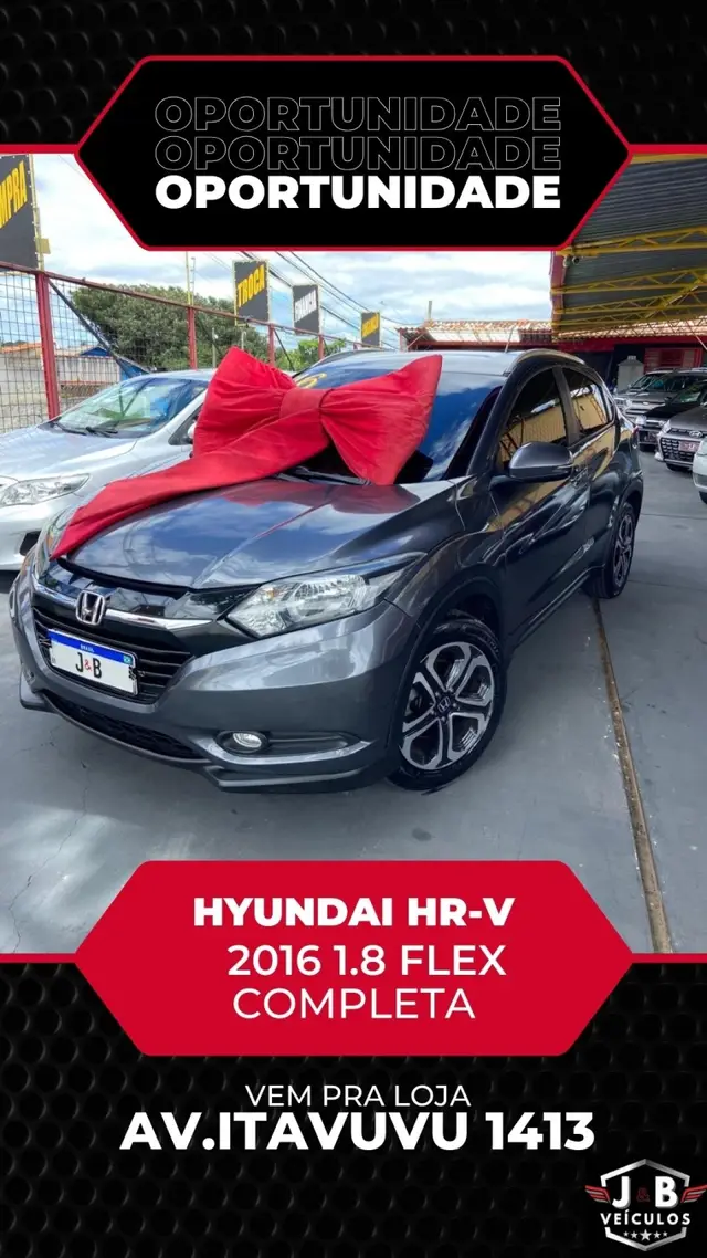 Carro Honda HR-V 2016 EXL CVT 1.8 I-VTEC FlexOne